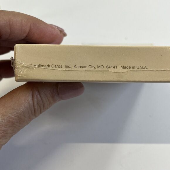 NEW VINTAGE HALLMARK PRECIOUS MOMENTS POSTALETTES Tri Fold W/ Gold Seals 1989 - Picture 5 of 6